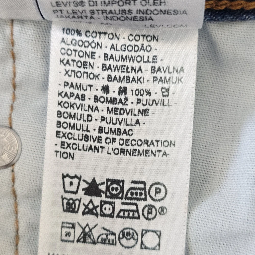 NWT Levi's Premium 501 90s Straight Jeans Blue Size 29 - Picture 7 of 7